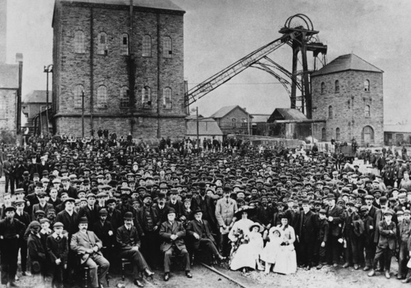 Deep Navigation Colliery workforce, 1910. Creator: Unknown.