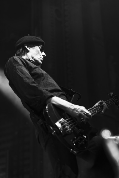 Paul Gray, The Damned live at Alexandra Palace, London, Apr 2023. Creator: Annapaola Marchesani.
