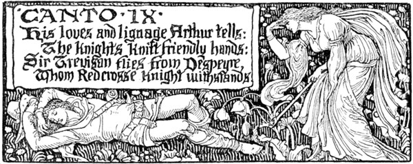 Spenser's "Faerie Queene", 1895. Creator: Walter Crane.