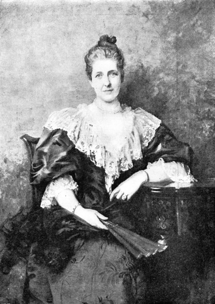 Pictures from the Royal Academy: Mrs. Johnson-Ferguson - Luke Fildes, R.A., 1895. Creator: George Meisenbach.
