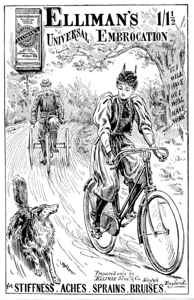 Advertisement for Elliman's Universal Embrocation, 1895. Creator: Unknown.