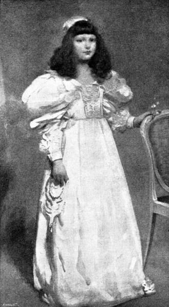 Beautiful Children at the Grafton Gallery: Muriel Wylie Hill - E. A. Walton, A.R.S.A., 1895. Creator: George Meisenbach.