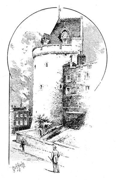 The Curfew Tower, Windsor Castle, 1895. Creator: Carl Hentschel.