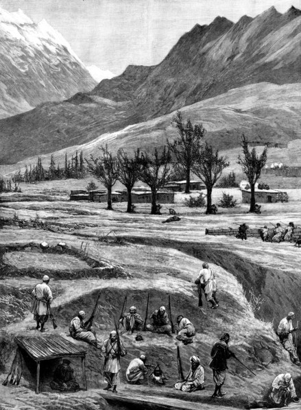 The Chitral Expedition: the Siege of Reshun, 1895. Creator: P Naumann.