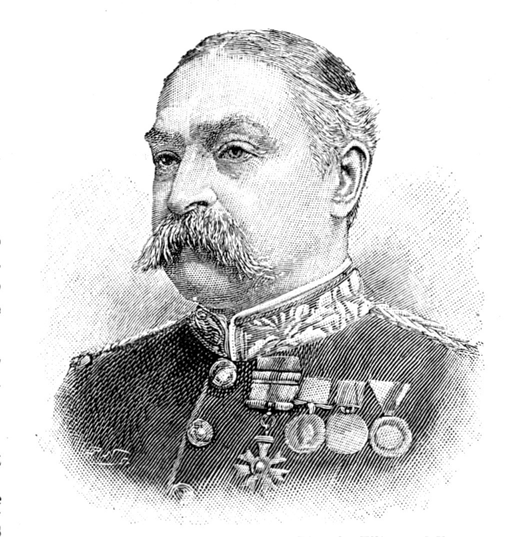The late Lieut.-General Sir C. C. Fraser, V.C., 1895. Creator: P Naumann.
