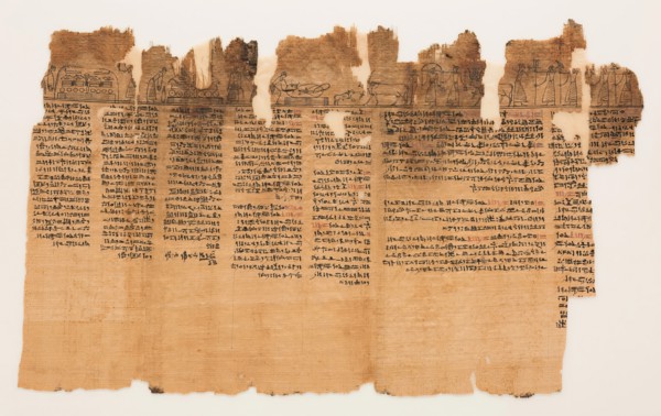 The Book of the Dead of Nes-Min, Section 2, c200-30 BC. Creator: Unknown.