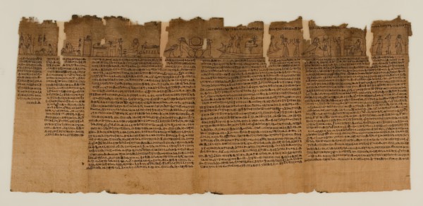 The Book of the Dead of Nes-Min, Section 3, c200-30 BC. Creator: Unknown.