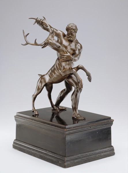 Hercules and the Arcadian Stag, early 17th century. Creator: Antonio Susini.