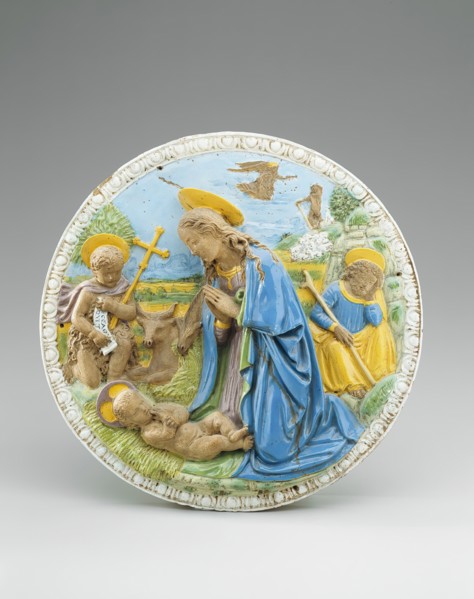 Adoration of the Christ Child, c1525. Creator: Giovanni della Robbia.