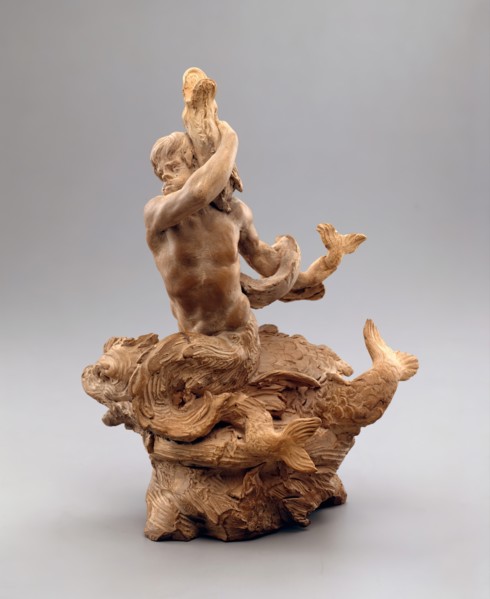 Triton with a Sea Serpent, c1630s, before 1642. Creator: Gian Lorenzo Bernini.