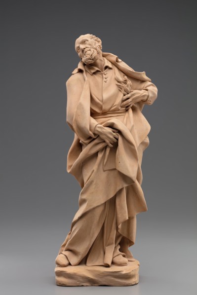 Model for the marble statue of San Filippo Neri in the Cappellone of San Cataldo in the...c1772. Creator: Giuseppe Sanmartino.