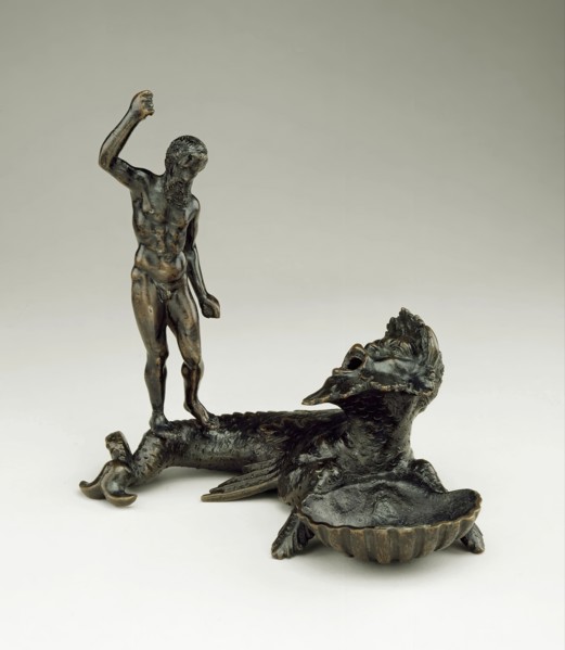 Neptune on a Sea Monster, between 1500 and 1510. Creator: Severo Calzetta da Ravenna.