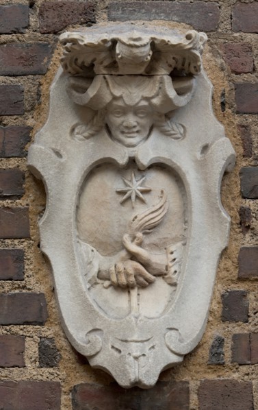 Coat of Arms of the Pasqui or possibly Bernardi Family, early 17th century. Creator: Unknown.