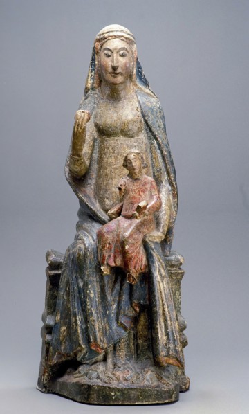 Enthroned Madonna and Child, early 14th century. Creator: Unknown.