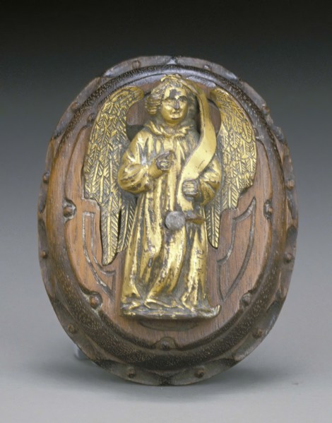 Angel on Plaque, 15th century. Creator: Unknown.