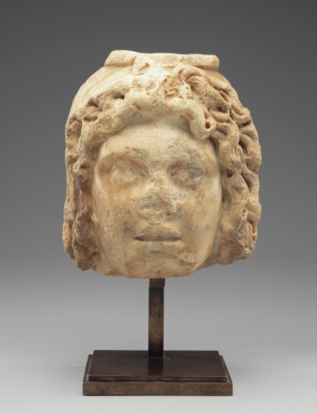 Head of Alexander the Great as Hermanubis, 2nd century. Creator: Unknown.