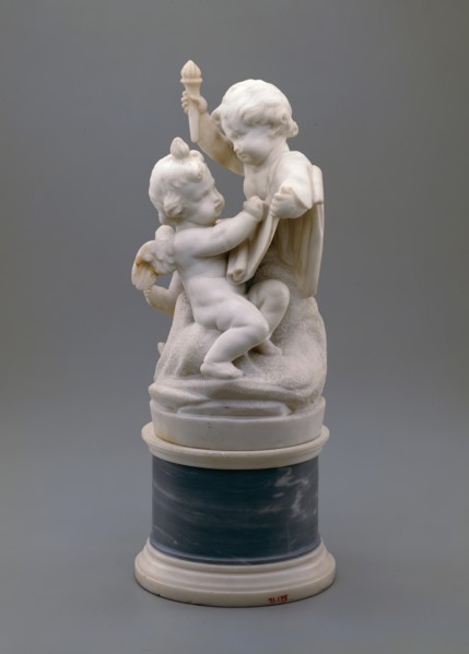 Two Children Personifying Literature, between 1775 and 1800. Creator: Unknown.