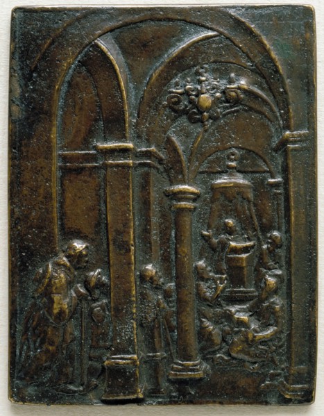 Christ Child Disputing in the Temple, between 1600 and 1625. Creator: Workshop of Matthias Walbaum.