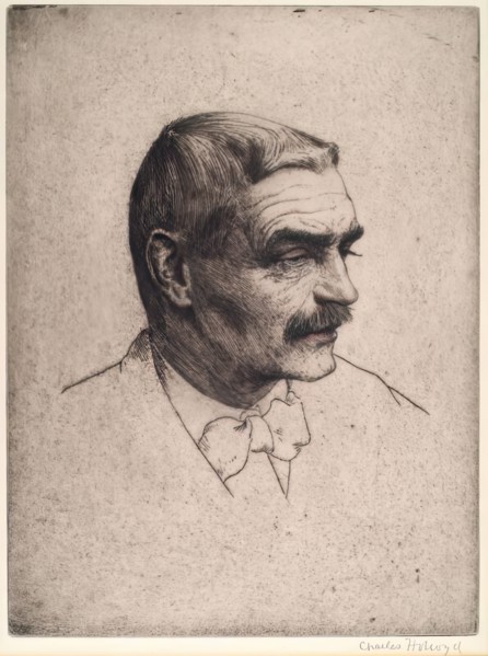 Portrait of William Strang. Creator: Charles Holroyd.