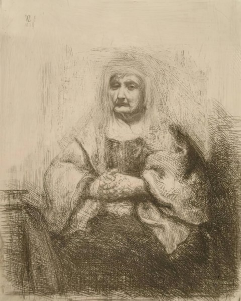 An Old Woman, 1834. Creator: William Dyce.