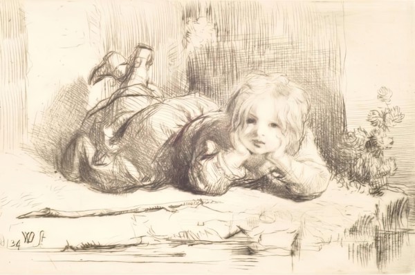 The Young Angler, 1834. Creator: William Dyce.