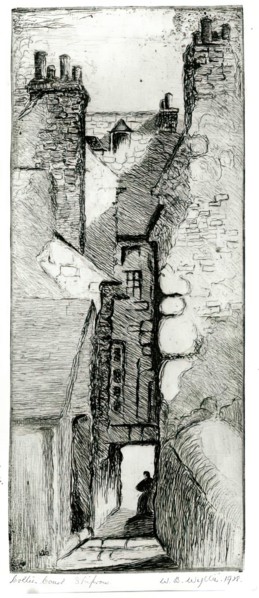 Collier Court, Shiprow, 1918. Creator: William Lionel Wyllie.