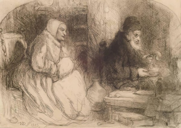 A Visit to the Alchemist, 1833. Creator: William Dyce.