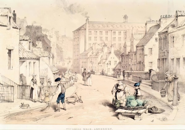 Windmill Brae, Aberdeen, c1840s. Creator: William Nichol.