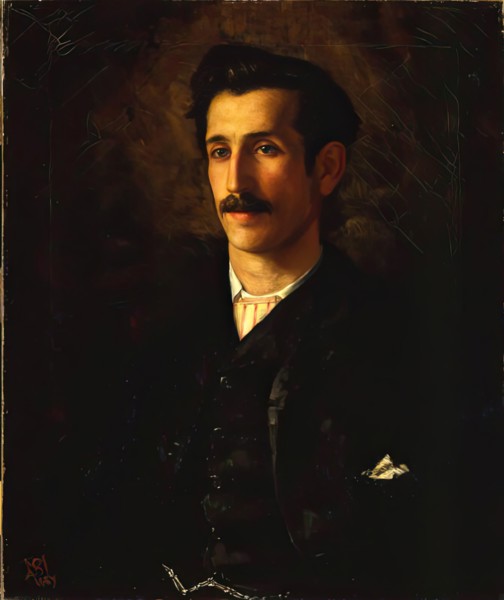 Dr Charles Murray LLD, 1887. Creator: Sarah Murray.