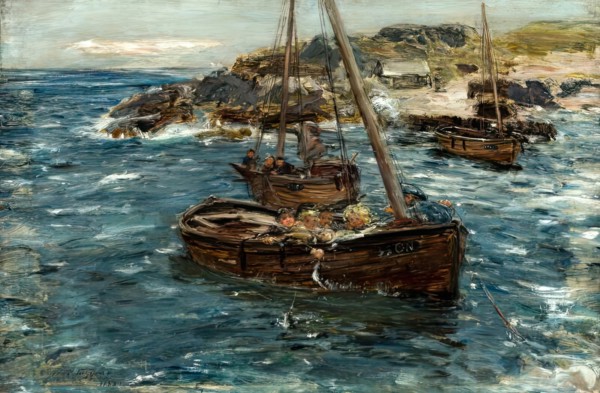 A Ground Swell, Carradale, 1883-1886. Creator: William McTaggart.