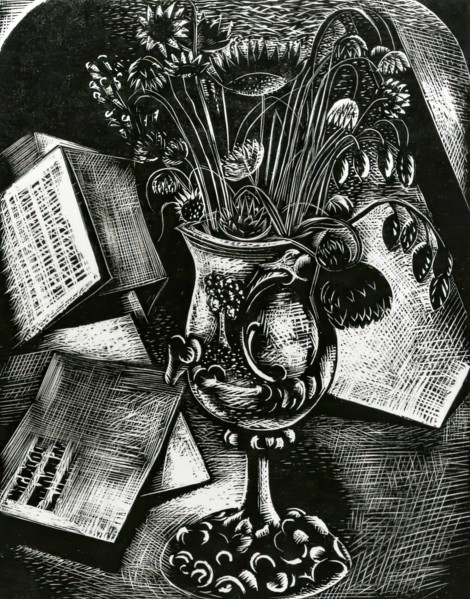 Bouquet, 1927. Creator: Paul Nash.