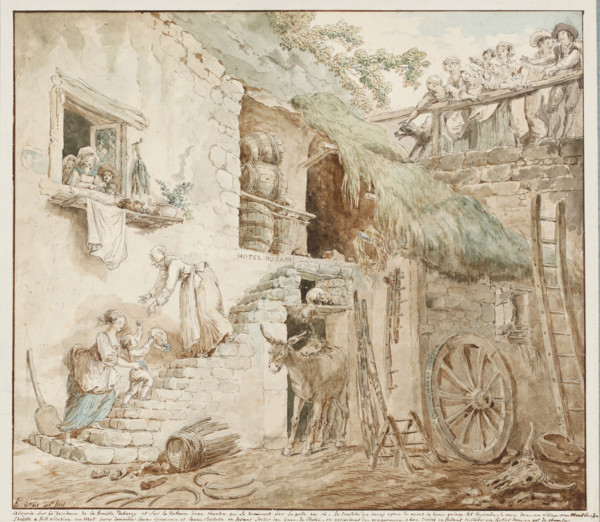 Allegory of the Fall of the Barry Family, c1774. Creator: Hubert Robert.