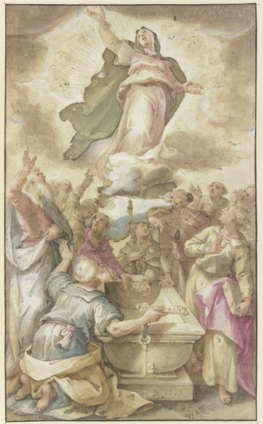 Assumption of Mary, 1599. Creator: Johannes Rottenhammer the elder.
