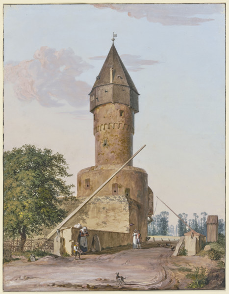 The Bockenheimer Warte in Frankfurt am Main. Creator: Anton Radl.