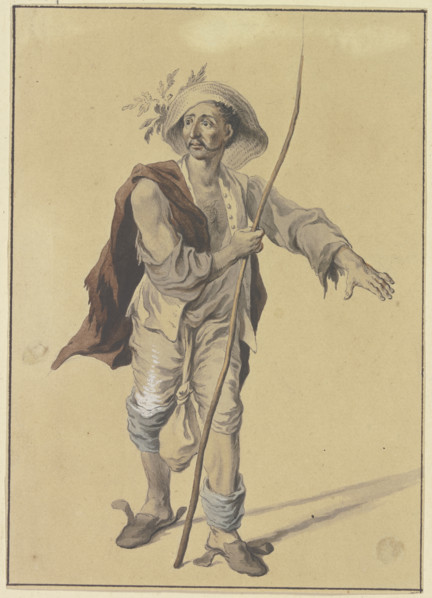 Portrait of the goldsmith Adam von Memmingen, 1748. Creator: Johann Esaias Nilson.
