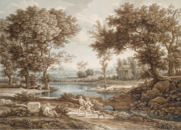 Heroic landscape, 1818. Creator: Johann Christian Reinhart.