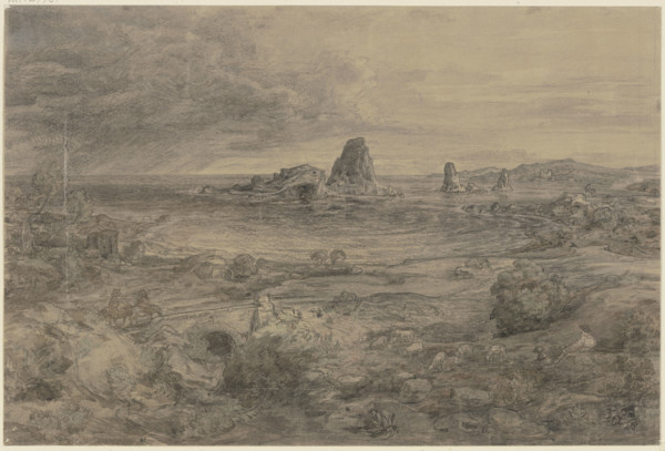The Cyclopean rocks near Sciacca, mid-late 19th century. Creator: Ludwig Metz.
