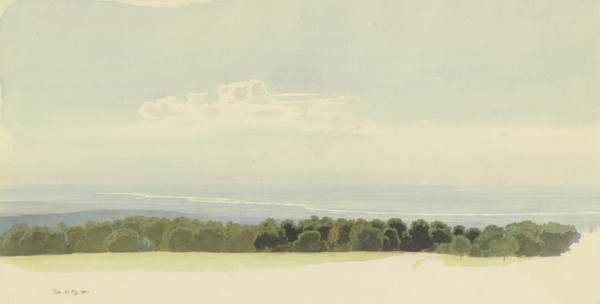 View from Platte Hunting Lodge across the Rheingau region, 1875. Creator: Carl Theodor Reiffenstein.