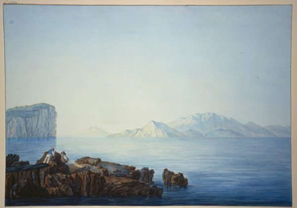 Bocca di Capri, 1789. Creator: Christoph Heinrich Kniep.