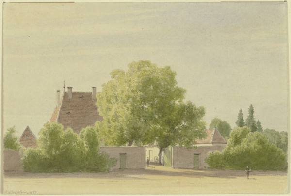 The Gunderrode family court, 1857. Creator: Carl Theodor Reiffenstein.