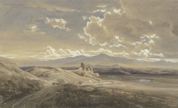 Campagna di Roma, mid-late 19th century. Creator: Eduard Wilhelm Pose.