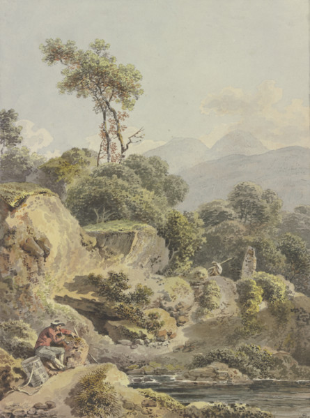 On the banks of the Birse near Pierre-Pertuis, late 18th century. Creator: Balthasar Anton Dunker.