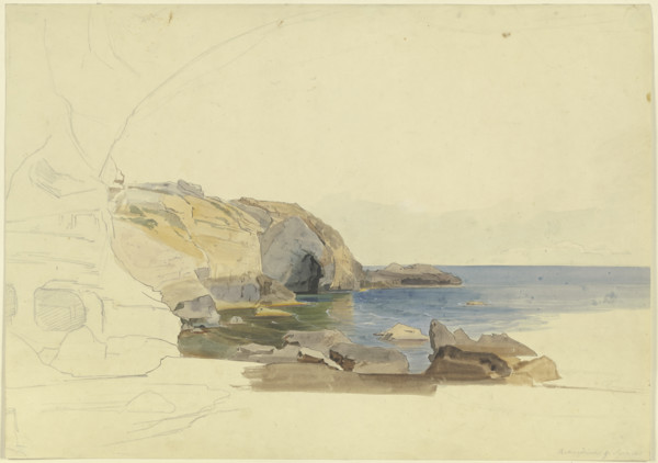 Coast near Syracuse, 19th century.