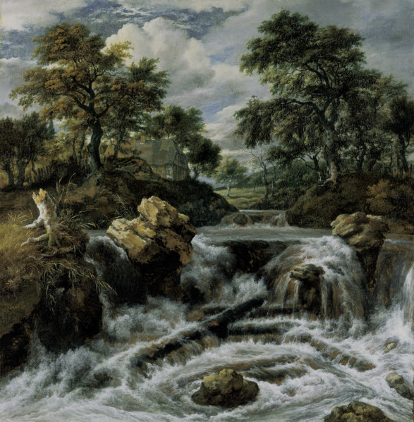 Waterfall in the Foothills ("Norwegian Waterfall"), c1670. Creator: Jacob van Ruisdael.