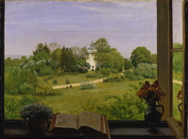 Die Öd View of Holzhausenpark, 1883. Creator: Hans Thoma.