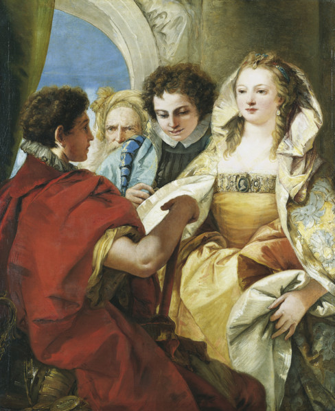 The Continence of Scipio, c1751. Creator: Giovanni Domenico Tiepolo.