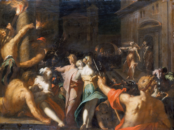 Judith Displays the Head of Holofernes, c1593. Creator: Abraham Bloemaert.