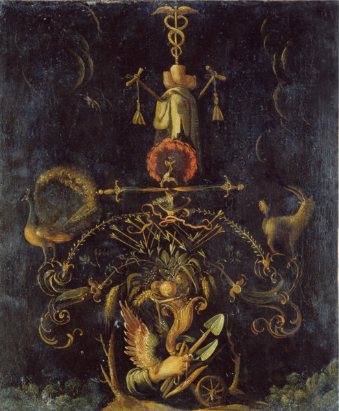 Emblematic Representation, 1600. Creator: Karel van Mander I.