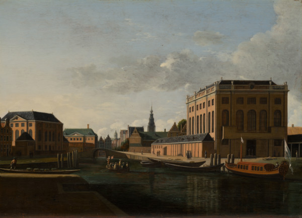 The two Synagogues in Amsterdam, c1680-1685. Creator: Gerrit Berckheyde.