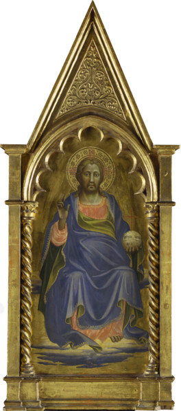 Christ as Salvator Mundi, 1404-1407. Creator: Gherardo di Jacopo.